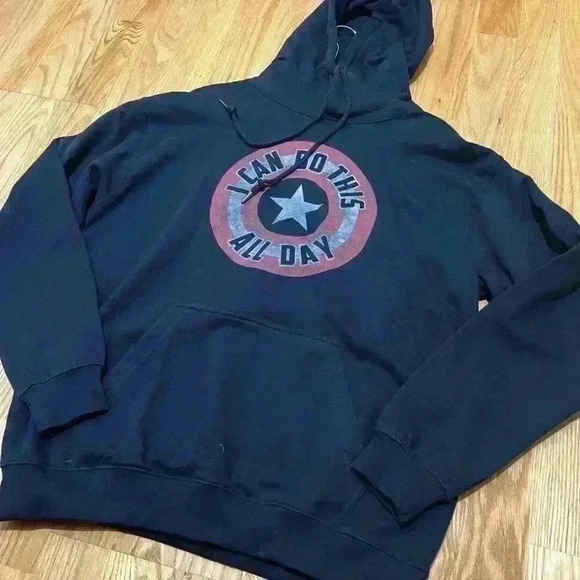 Captain America Marvel MCU Hoodie Size Medium - Picture 7 of 10
